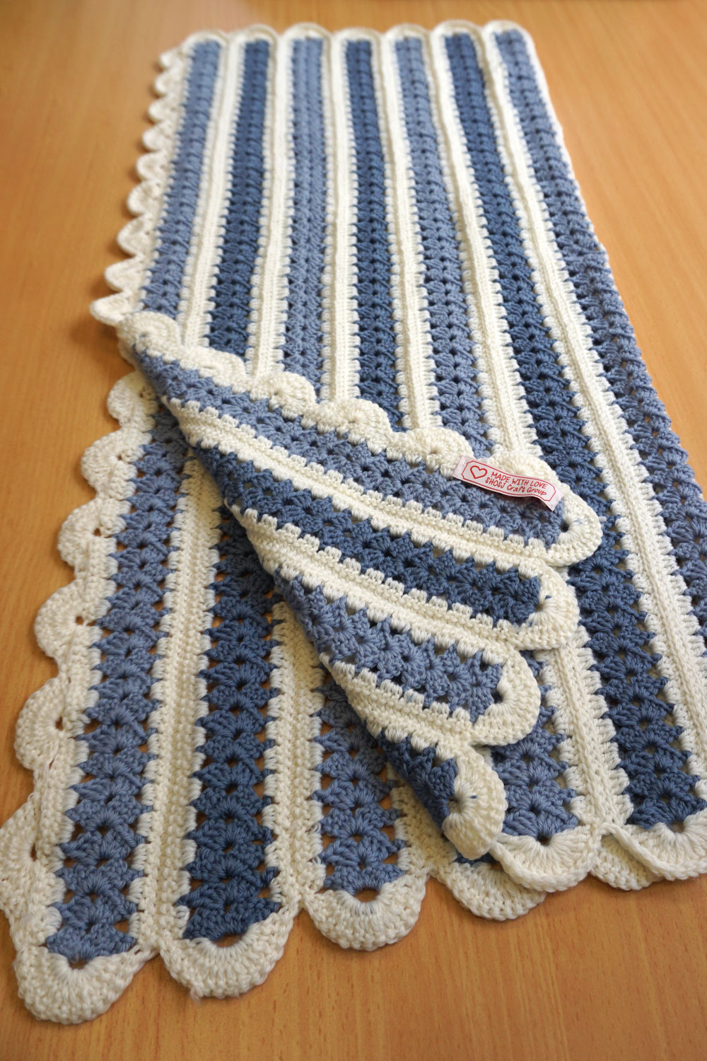 Pram cover crocheted for your precious one